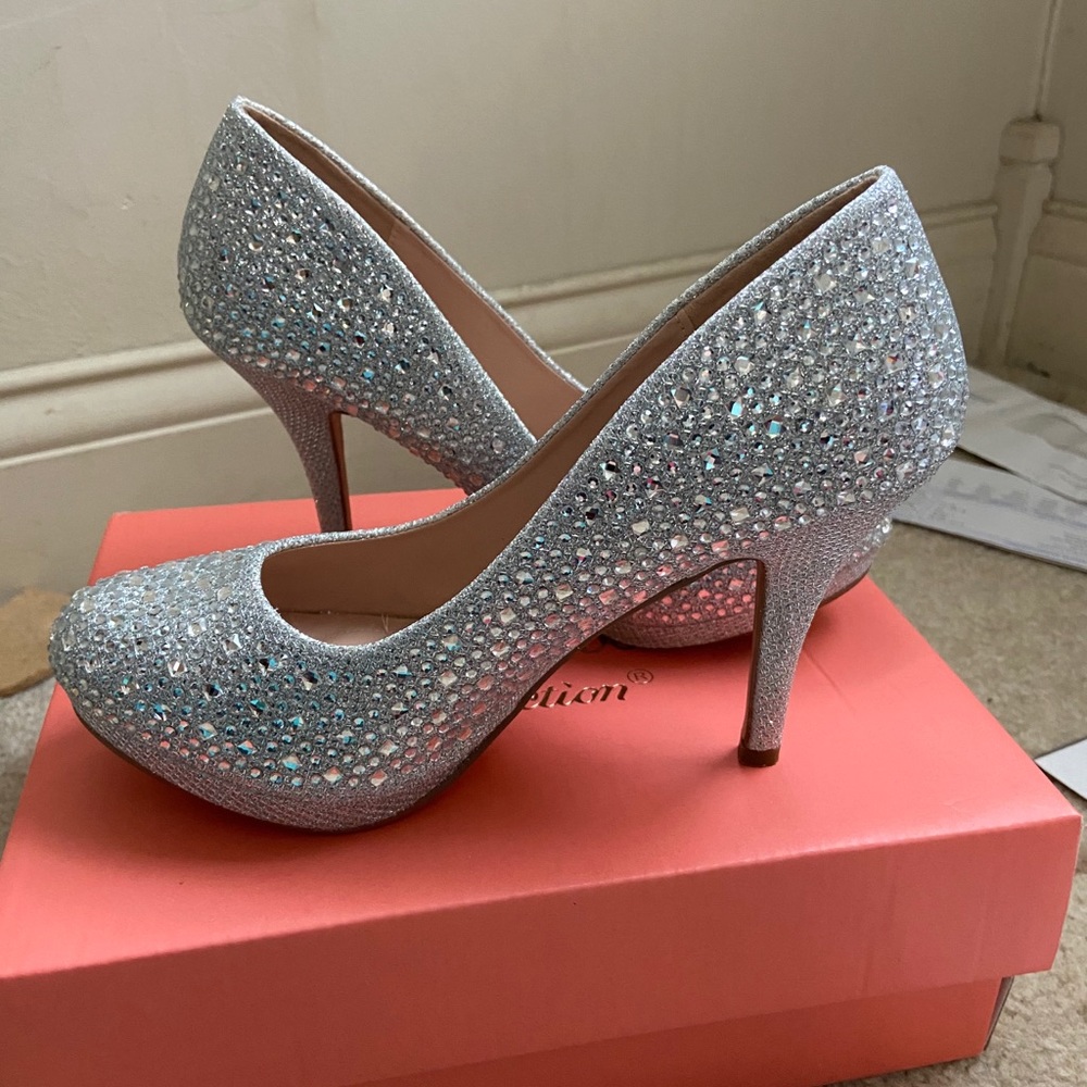 Silver heels